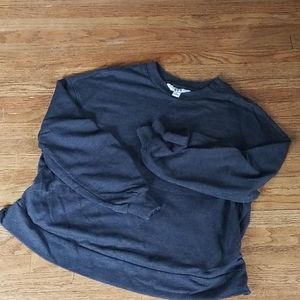 Joy Lab crewneck fleece with gathered back detail
